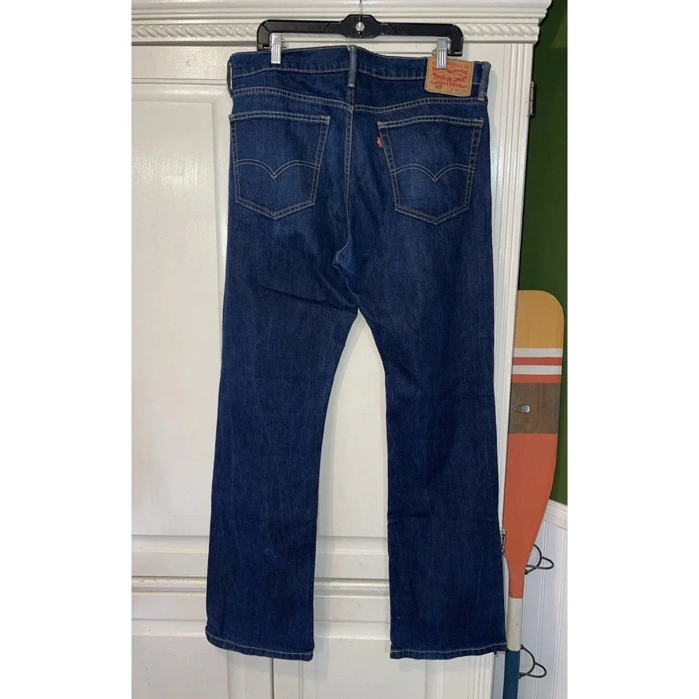Levi's 527‎ Boot Cut 36x34 Blue Dark Wash